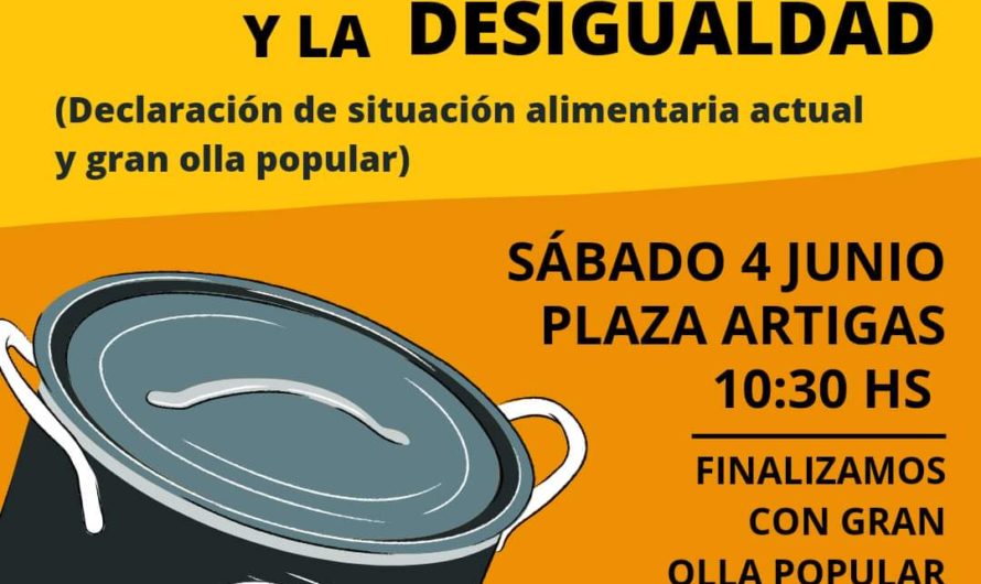 ¡SÁBADO! Recibimos alimentos no perecederos.